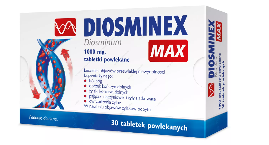 Diosminex - produkt na żylaki